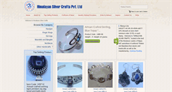 Desktop Screenshot of himalayansilvercrafts.com